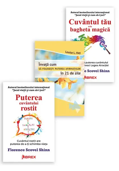 Pachet Puterea magica a afirmatiilor. Set 3 carti