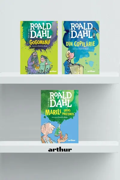 Pachet Roald Dahl format mic ( Gogomanii, Din copilărie, Marele Uriaș) - Roald Dahl