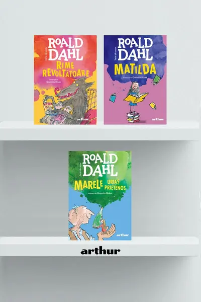 Pachet Roald Dahl (Matilda, Marele Uriaș Prietenos, Rime revoltătoare) - Roald Dahl