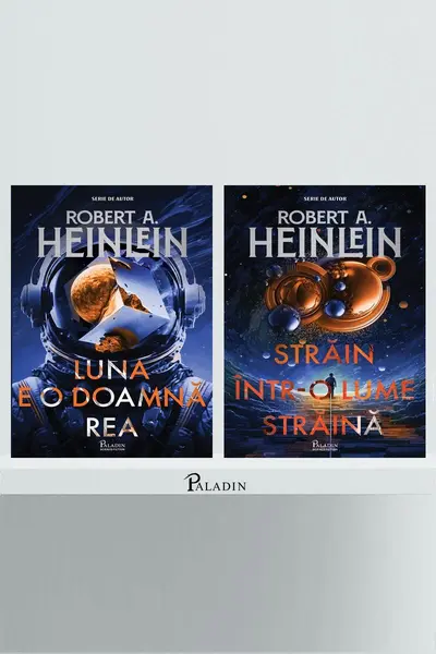 Pachet Robert A. Heinlein (Luna e o doamnă rea, Străin într-o lume străină) - Robert A. Heinlein