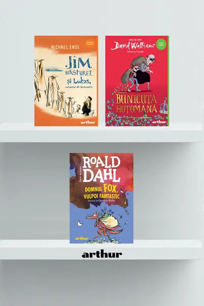 Pachet școlar clasa a III-a (Jim Năsturel, Domnul Fox, Bunicuța hoțomană) - Enid Mary Blyton, Roald Dah...