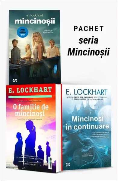 Pachet seria Mincinoșii. Mincinoșii/O familie de mincinoși/Mincinoși în continuare - E. Lockhart