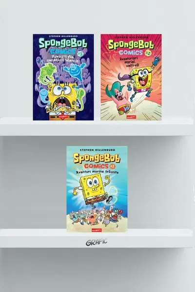 Pachet SpongeBob Comics (volumele 1-3) - Stephen Hillenburg