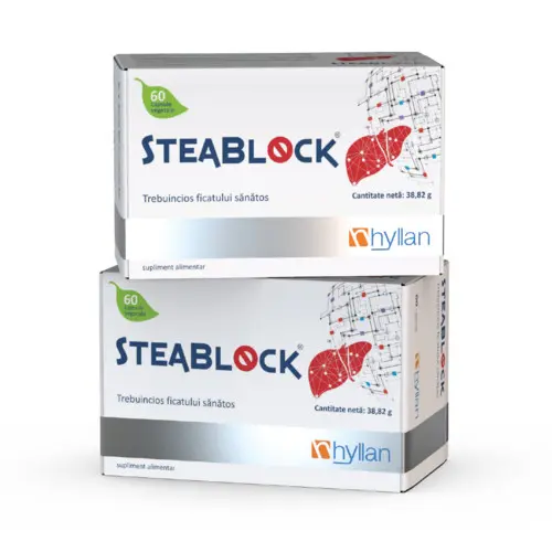 Pachet Steablock, 60 capsule + 60 capsule, Hyllan
