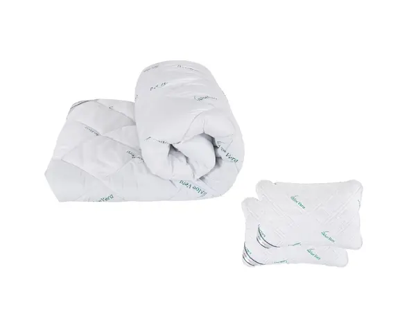 Pachet Student 1 Pilota SomnART Aloe Vera 180x200 + 2 perne Aloe Vera 50x70