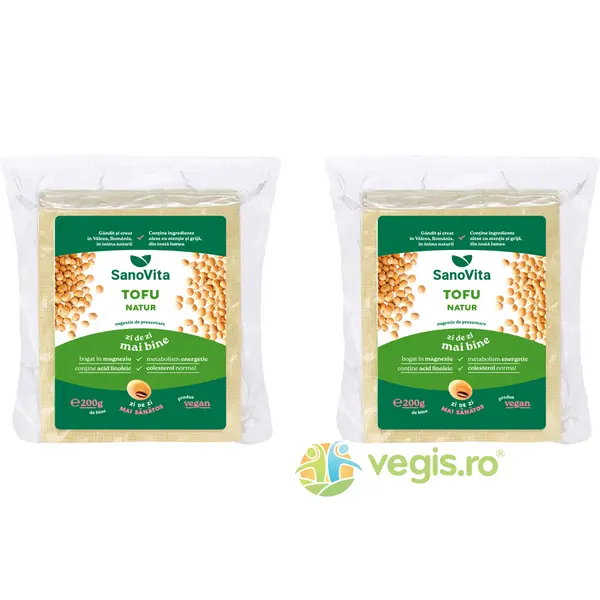 Pachet Tofu Natur Sterilizat 200g + 200g