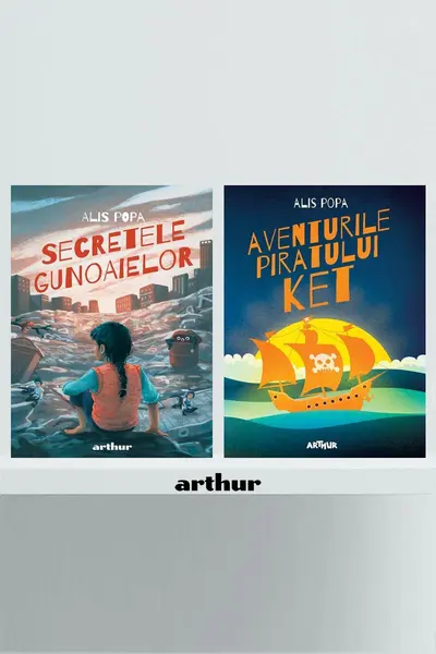 Pachet Trofeul Arthur (Aventurile piratului Ket, Secretele gunoaielor) - Alis Popa