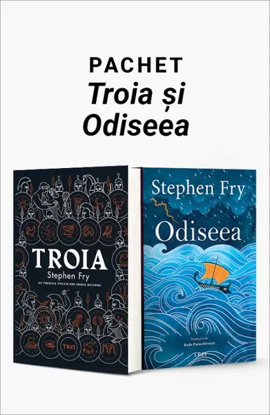 Pachet Troia și Odiseea. Troia/Odiseea - Stephen Fry