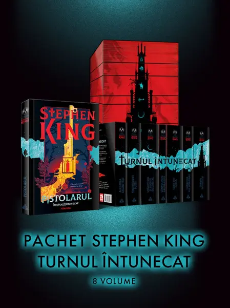 Pachet Turnul Întunecat 8 vol. (ediție de colecție sprayed edges)