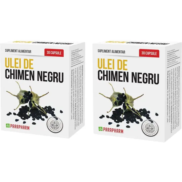Pachet Ulei de Chimen Negru 30cps + 30cps