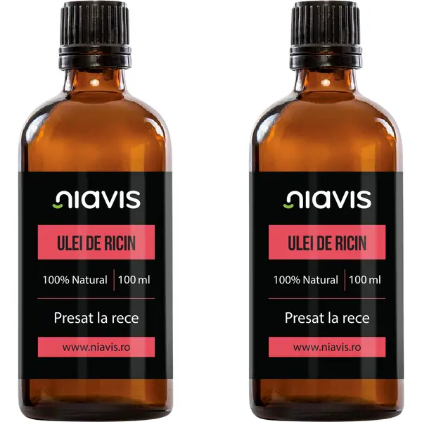 Pachet Ulei de Ricin Presat la Rece 100ml + 100ml