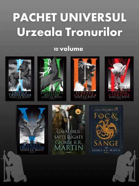 Pachet Universul Urzeala Tronurilor 10 vol.