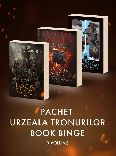 Pachet Urzeala Tronurilor Book Binge 3 vol.