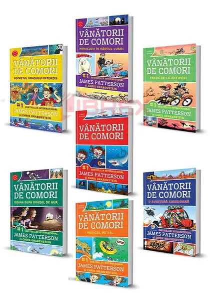 Pachet Vanatorii de comori. Set 7 volume
