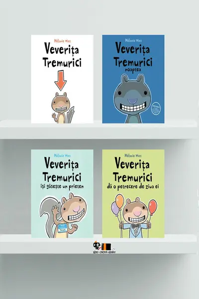 Pachet Veverița Tremurici (4 volume) - Mélanie Watt