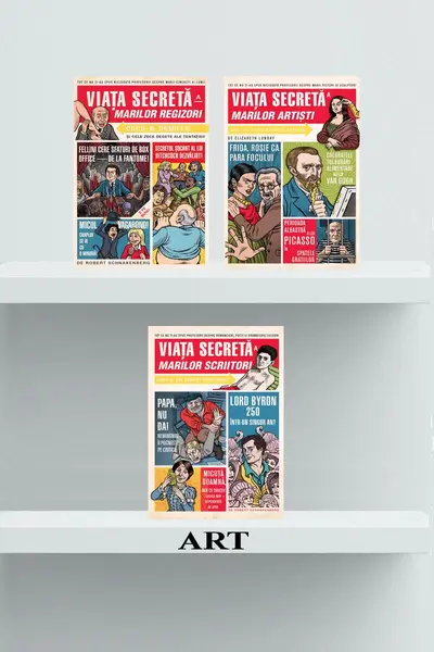 Pachet Viaţa secretă 3 volume (regizori, scriitori, artiști) - Robert Schnakenberg