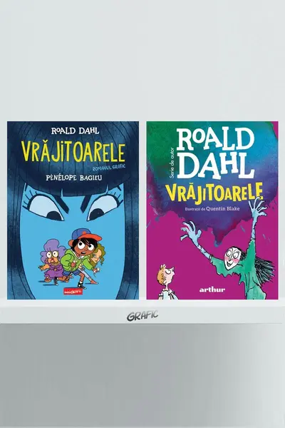 Pachet Vrăjitoarele (banda desenată și ediția în format mic) - Roald Dahl, Pénélope Bagieu