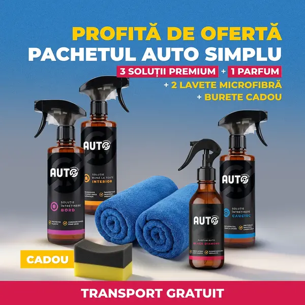 Pachetul Auto Simplu - 6 Produse Esențiale la Preț Corect