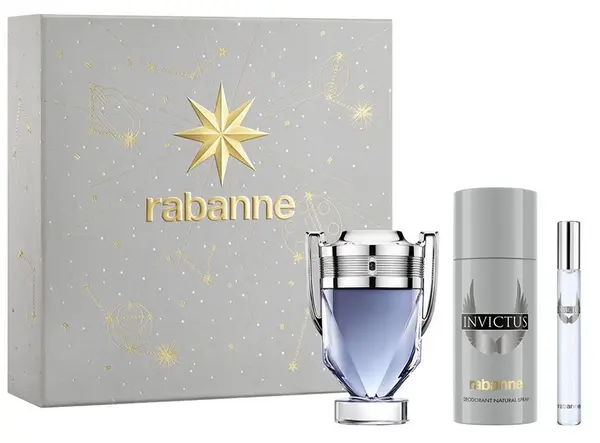 Paco Rabanne Invictus Set cadou, 3 piese
