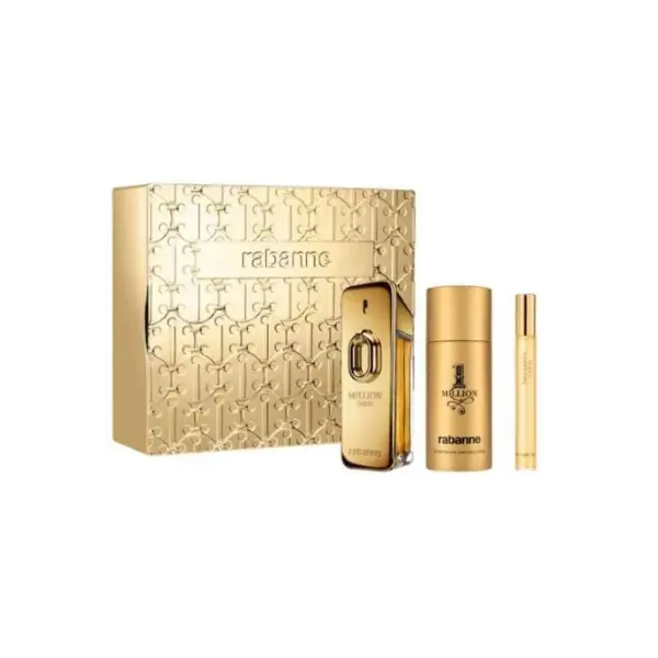 Paco Rabanne Million Gold Set cadou pentru bărbați Volum 50 ml EDP + EDP 10 ml