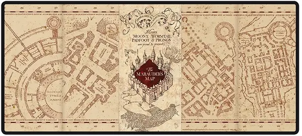 Pad de mouse ABYstyle Movies: Harry Potter - The Marauder's Map