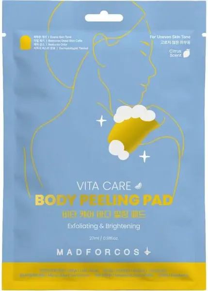 Pad de peeling pentru corp Madforcos Vita Care, 27 ml