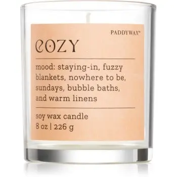 Paddywax Mood Cozy Cashmere & French Orris lumânare parfumată
