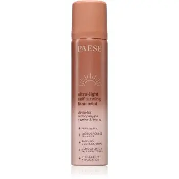 Paese Ultra-light Self Tanning Face Mist Spray pentru protectie faciale