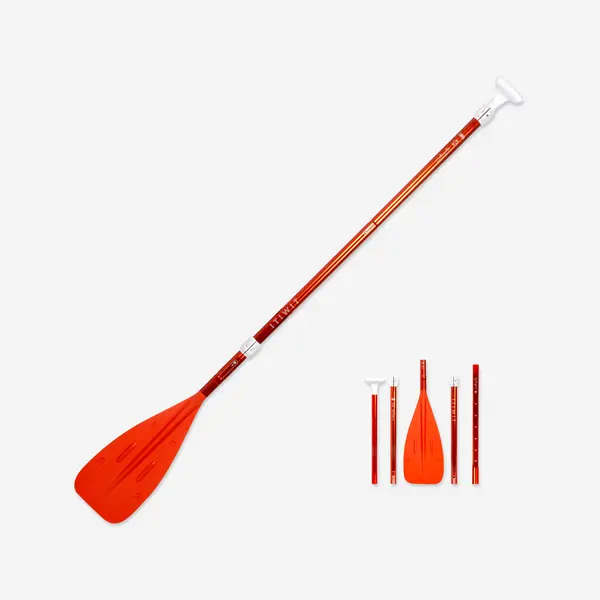 Pagaie de stand up paddle compactă 100 din 5 segmente 160-220 cm.