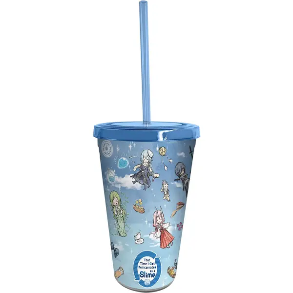Pahar cu Pai Slime - 470ml - Graff Art