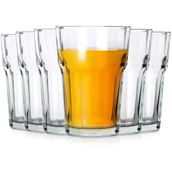 Pahar din Sticla, 360 ml, 6 Bucati, Vilde