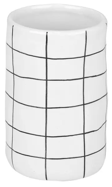 Pahar pentru periuțe de dinți Estia - Cage, 7.5 х 7.5 x 12 cm
