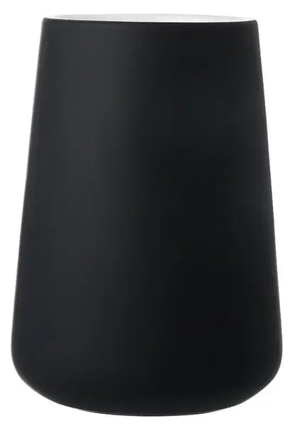 Pahar pentru periuțe de dinți Estia - Fjord, 8.5 х 8.5 х 12.5 cm, Black
