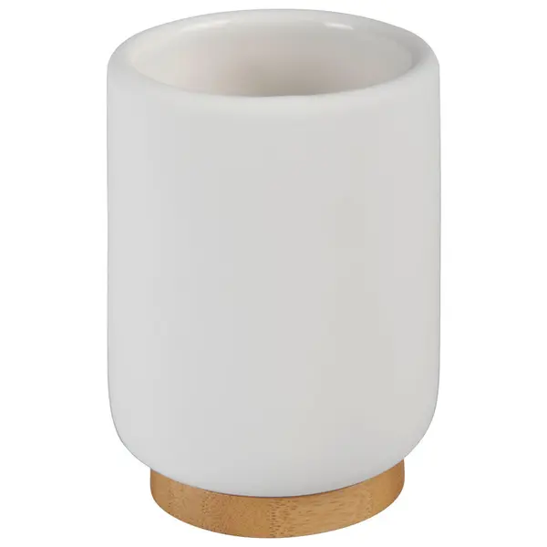 Pahar Pentru Periuțe De Dinți lemn, ceramică