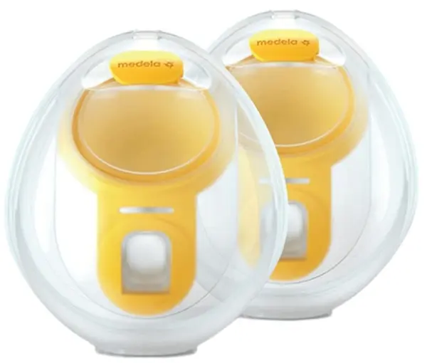 Pahare pentru laptele matern Medela - Hands-Free, 2 buc.