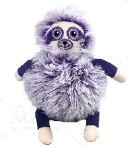 PAIATZE DOG PLUSH PANDA LONG FUR S-24-0123