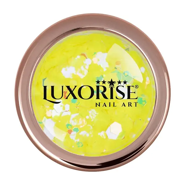 Paiete Unghii Neon Fluorescent LUXORISE, Lime