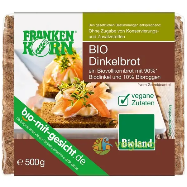 Paine cu Spelta Ecologica/Bio 500g