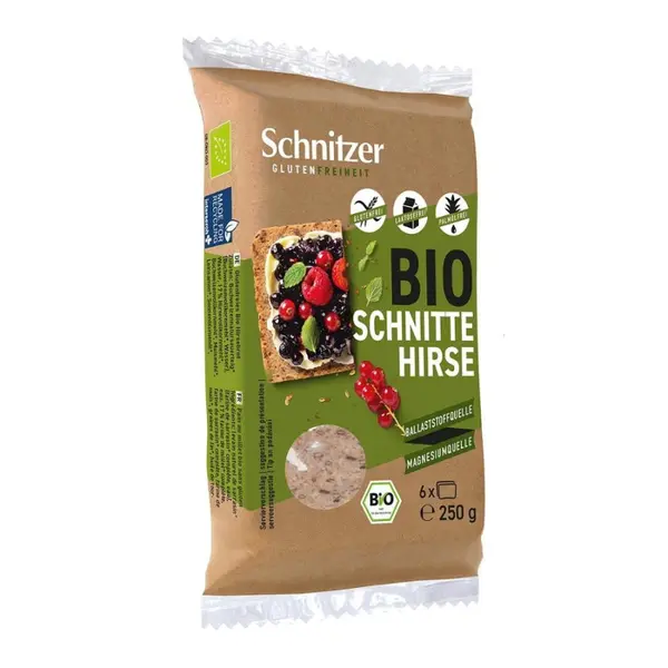 Paine din mei fara gluten si lactoza 6 felii, eco - 250 g