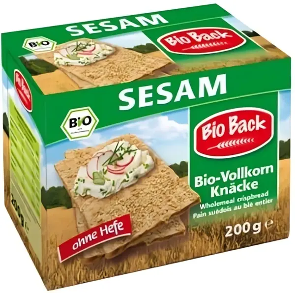 Pâine prăjită integrală cu semințe de susan, 200 g, Linea Natura