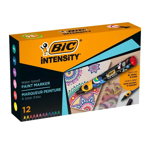 Paint Marker Bic 6x2 culori/set- engros