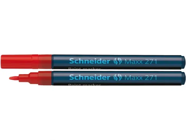 Paint Marker cu varf rotund,model Schneider Maxx 271,6 culori