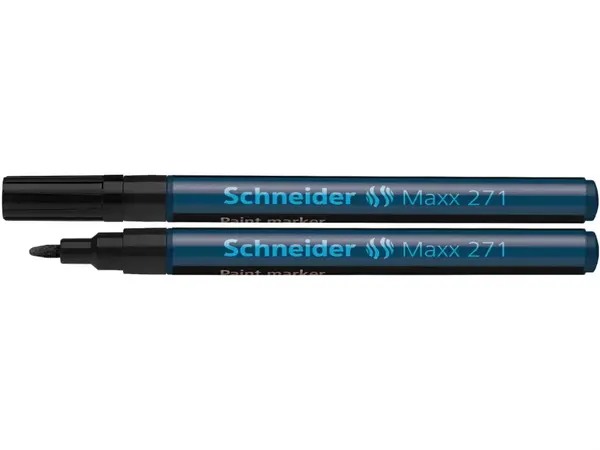 Paint Marker cu varf rotund,model Schneider Maxx 271,6 culori