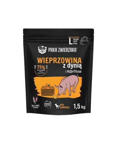 PAKA ZWIERZAKA Seventh Heaven hrana uscata caini, porc si dovleac L 1,5 kg