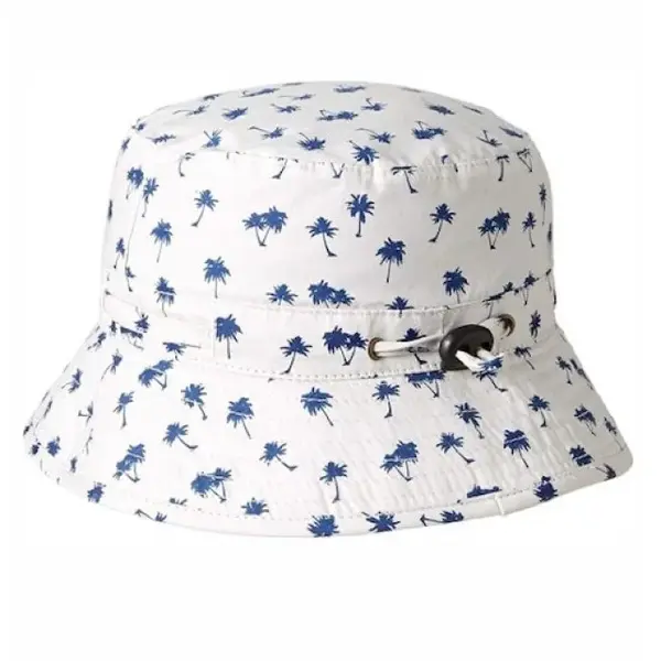 Palarie Copii Bucket, Protectie Soare UPF50+, Dark Palm, 4 - 6 ani