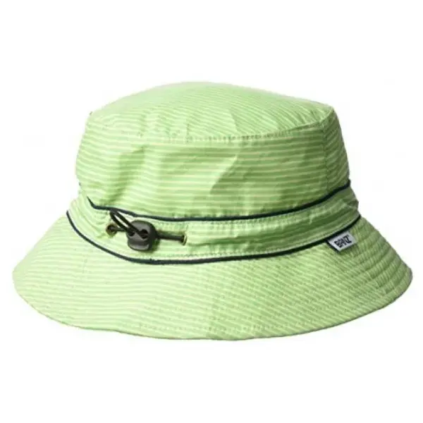 Palarie Copii Bucket, Protectie Solara UPF50+, Green-White, 2 - 4 ani