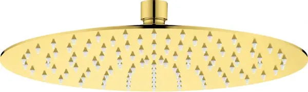 Palarie de dus rotunda, auriu, 250 mm, Deante Cascada