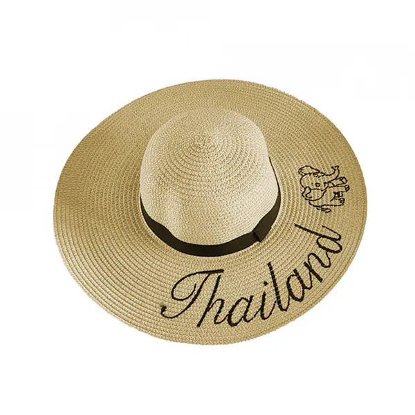 Palarie de plaja pentru femei, Thailand, Bej