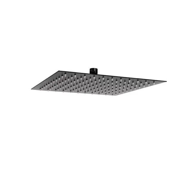 Palarie dus patrata FDesign Inula, 300 mm, negru mat