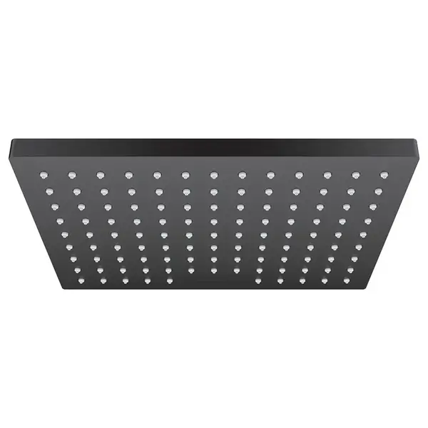 Palarie dus patrata negru mat 1 jet Hansgrohe, Vernis Shape 230